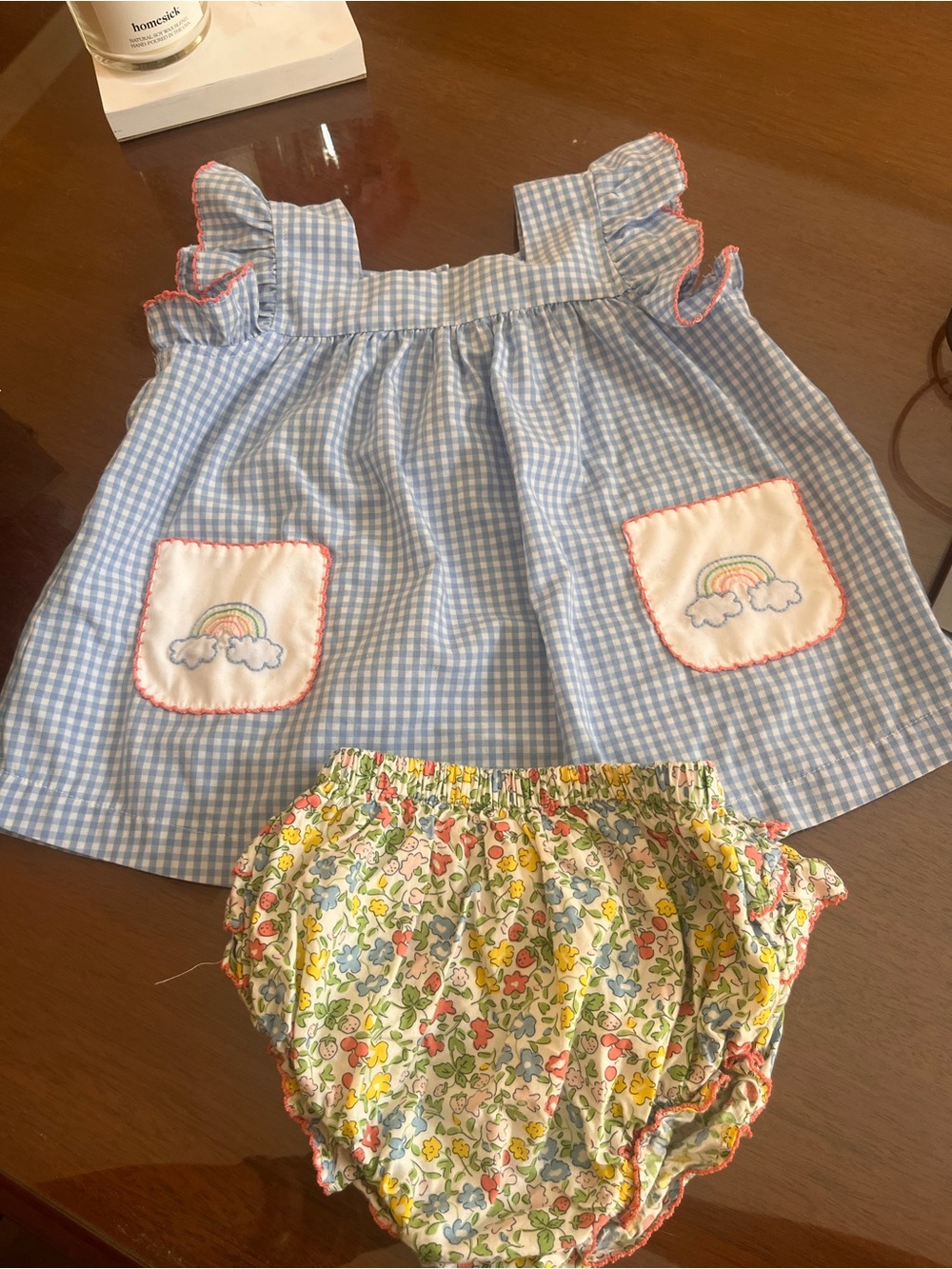 Shrimp and Grits Diaper Set